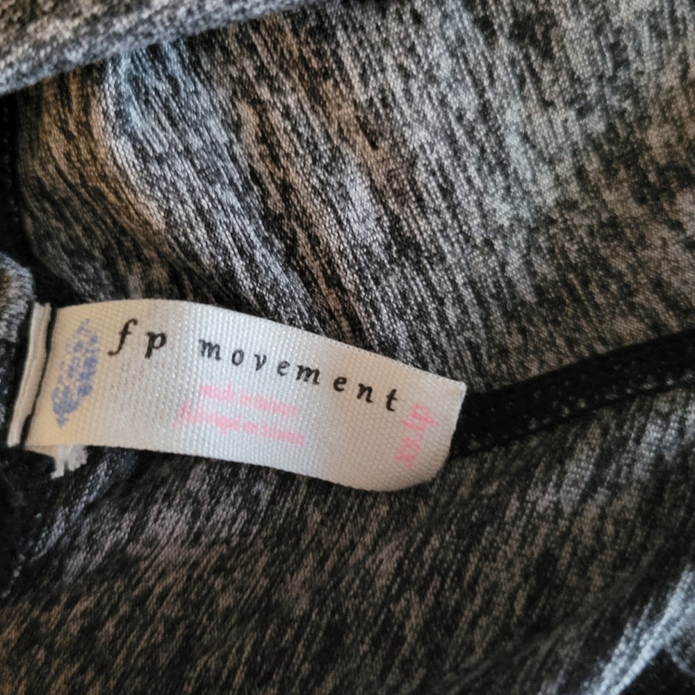 Free People Movement Leggings Size Xtra Small Grey Black - Picture 4 of 11